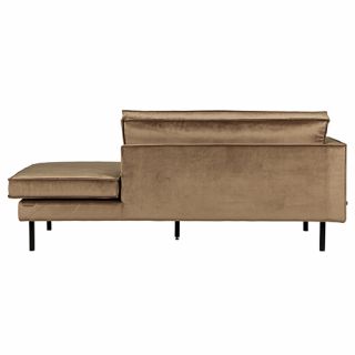 BePureHome Rodeo Daybed Left Velvet Taupe - afbeelding 3