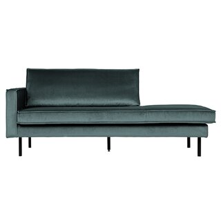 BePureHome Rodeo Daybed Left Velvet Teal - afbeelding 1