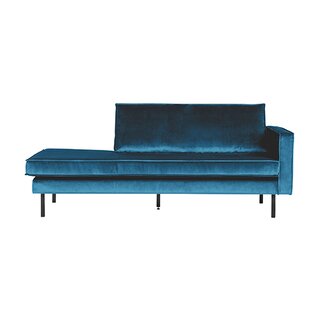 BePureHome Rodeo Daybed Right Velvet Blue - afbeelding 1