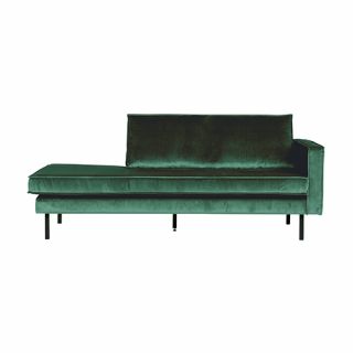 BePureHome Rodeo Daybed Right Velvet Green Forest - afbeelding 1