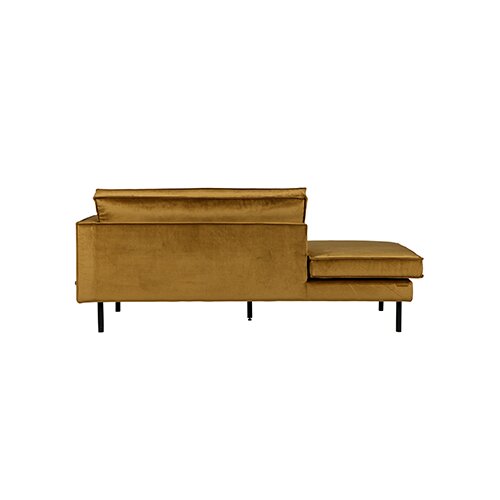 BePureHome Rodeo Daybed Right Velvet Honing Geel - afbeelding 3