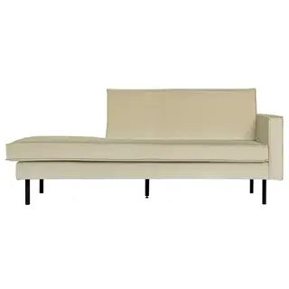 BePureHome Rodeo Daybed Right Velvet Pistache - afbeelding 1