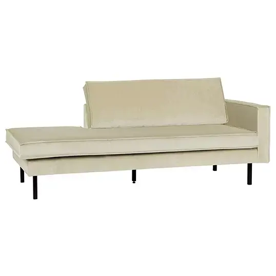 BePureHome Rodeo Daybed Right Velvet Pistache - afbeelding 2