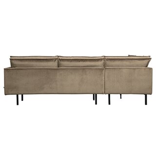 BePureHome Rodeo Hoekbank Links Velvet Taupe - afbeelding 4