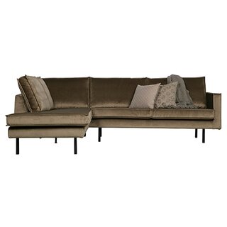 BePureHome Rodeo Hoekbank Links Velvet Taupe - afbeelding 5