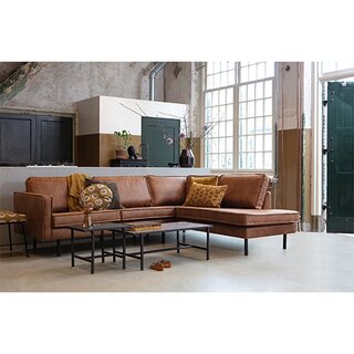 BePureHome Rodeo Hoekbank Rechts Cognac - afbeelding 7