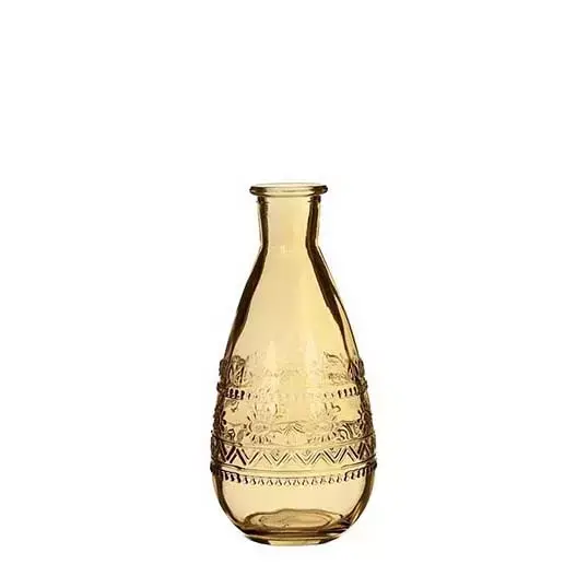 Fles Rome Ocre - Ø7,5x15,8 cm - afbeelding 1