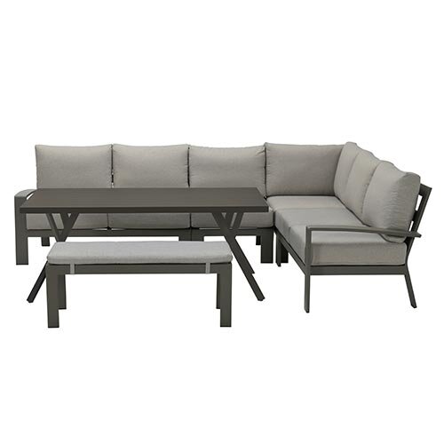 Garden Impressions Rondo Lounge Diningset - Grijs