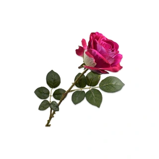 Kunstbloem Roos Steel Beauty - 78 cm