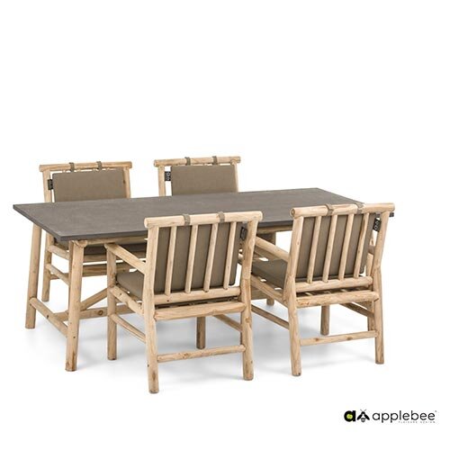 Apple Bee Rooty Dining Tuintafel - 170x90 cm - afbeelding 2