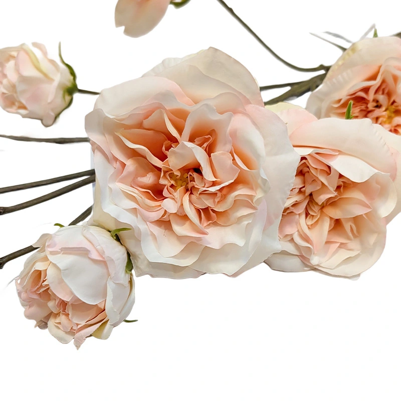 Kunsttak Rose Cream - 123 cm - afbeelding 2