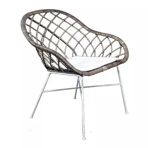 Rotan stoel Chair - Grey