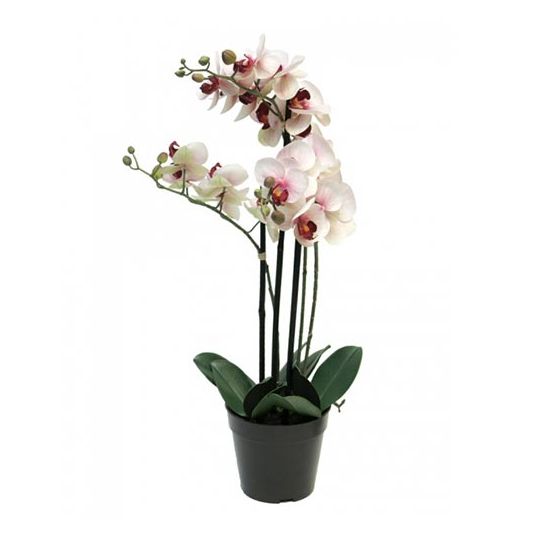 Kunst Phalaenopsis Orchidee In Pot 60 cm - Roze