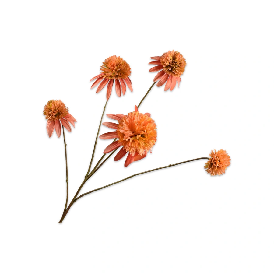 Kunstbloem Rudbeckia Zalm - 90 cm - afbeelding 1