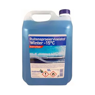 Ruitensproeiervloeistof Winter -15 °C - 5 L