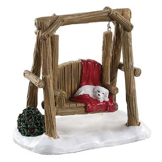 Lemax Rustic Log Swing