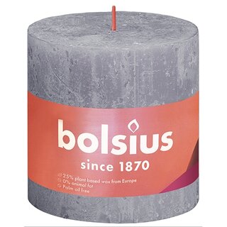 Bolsius Stompkaars 100/100 Shine rustiek frosted lavender