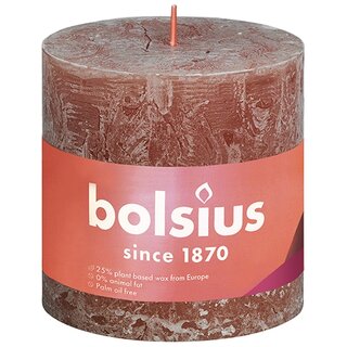 Bolsius Stompkaars 100/100 Shine rustiek suede brown