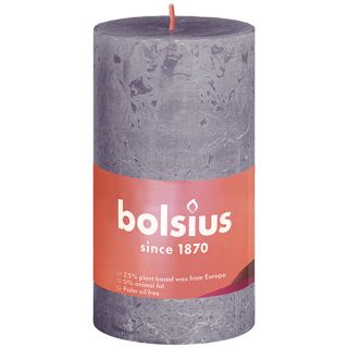 Bolsius Stompkaars 100/50 Shine rustiek frosted lavender