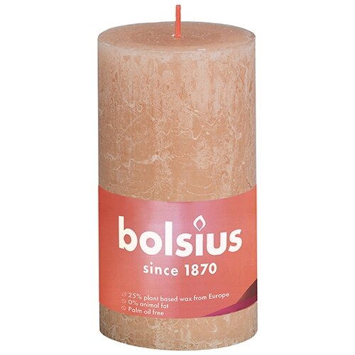 Bolsius Stompkaars 130/68 Shine rustiek misty pink