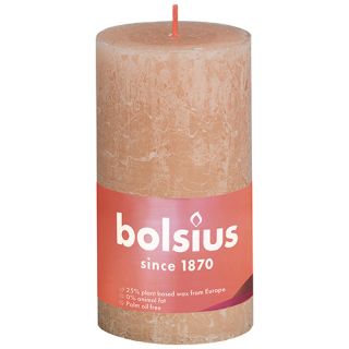 Bolsius Stompkaars 130/68 Shine rustiek misty pink