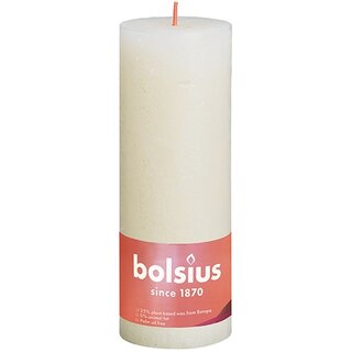 Bolsius Stompkaars 190/68 Shine rustiek soft pearl