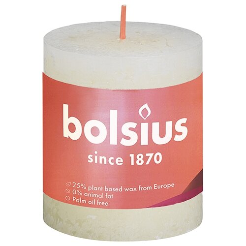 Bolsius Stompkaars 80/68 Shine rustiek soft pearl