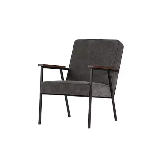 Woood Sally Fauteuil Antraciet - afbeelding 4