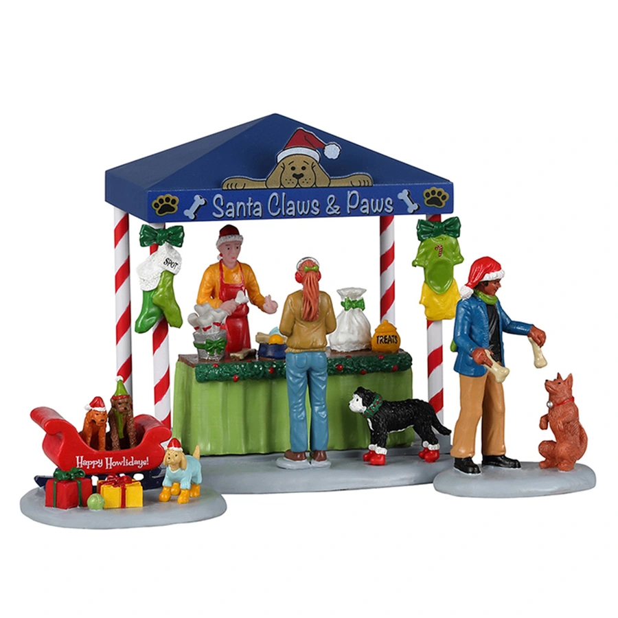 Lemax Santa Claws & Paws - 3 st.