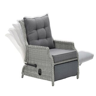 Garden Impressions Santacruz Relax Fauteuil - Cloudy Grey - afbeelding 1