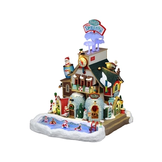 Lemax Santa's Hot Springs Oasis