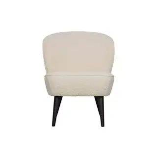 Woood Sara Fauteuil Bouclé Creme - afbeelding 1