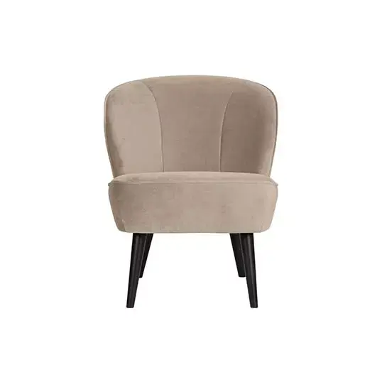 Woood Sara Fauteuil Fluweel Khaki - afbeelding 3