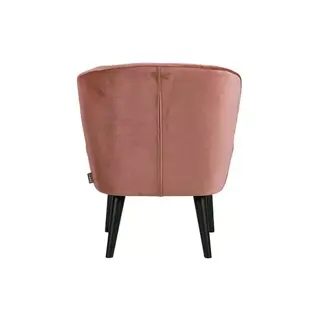 Woood Sara Fauteuil Fluweel Oud Roze - afbeelding 4