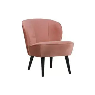 Woood Sara Fauteuil Fluweel Oud Roze - afbeelding 6