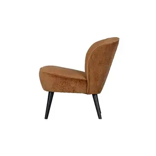 Woood Sara Fauteuil Structure Velvet Cognac - afbeelding 5