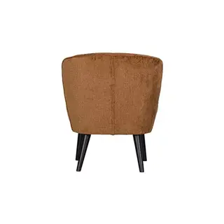 Woood Sara Fauteuil Structure Velvet Cognac - afbeelding 6