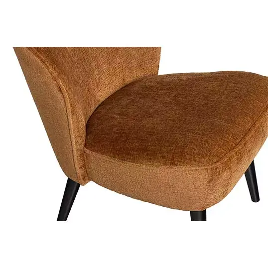 Woood Sara Fauteuil Structure Velvet Cognac - afbeelding 9