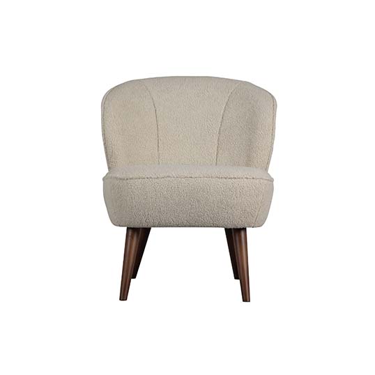 Woood Sara Fauteuil Teddy Off White - afbeelding 1