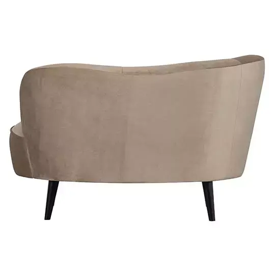 Woood Sara Lounge Fauteuil Links Fluweel Khaki - afbeelding 5