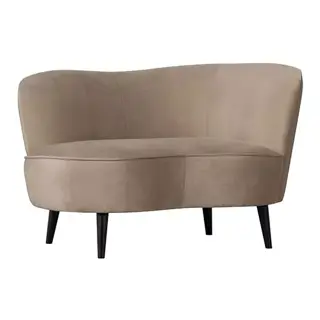 Woood Sara Lounge Fauteuil Rechts Fluweel Khaki - afbeelding 7