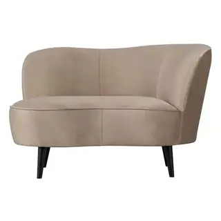 Woood Sara Lounge Fauteuil Rechts Fluweel Khaki - afbeelding 8