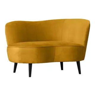 Woood Sara Lounge Fauteuil Rechts Fluweel Oker - afbeelding 5