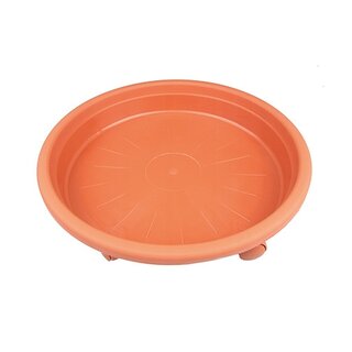 Plantenschotel op Wielen Terracotta - 36 cm - afbeelding 1