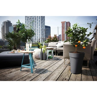 Elho Loft Urban Schotel Ø24 cm - Antraciet - afbeelding 2