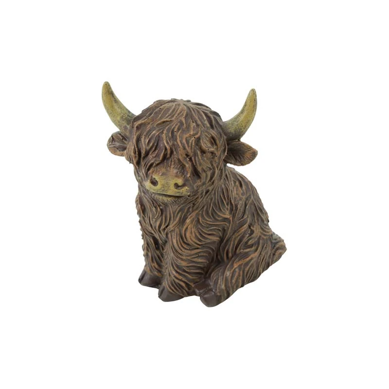Schotse Hooglander Zittend Walker M Bruin