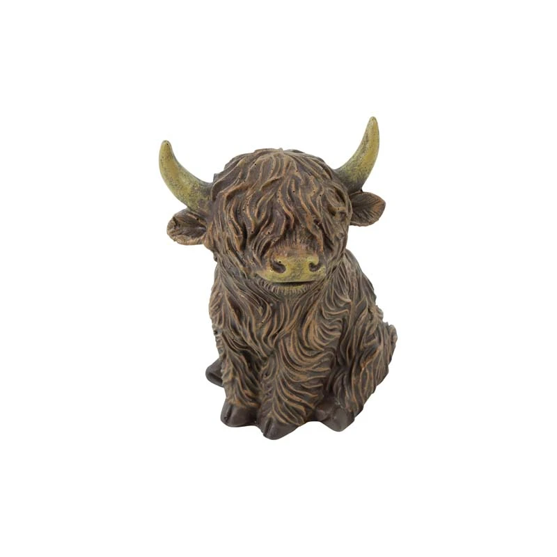 Schotse Hooglander Zittend Walker L Bruin