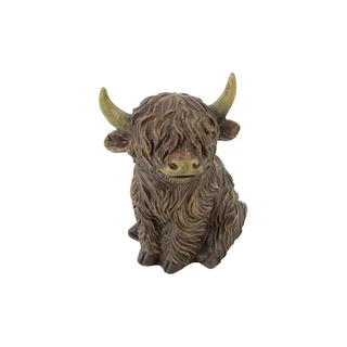 Schotse Hooglander Zittend Walker L Bruin