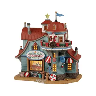 Lemax Seaside Santa Xmas Shoppe