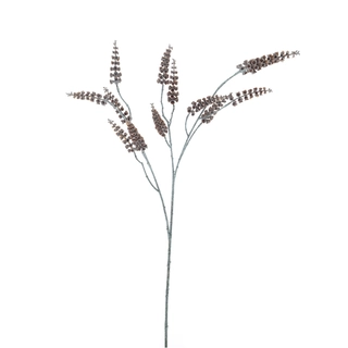 Kunsttak Seed Spray Bruin - 88 cm